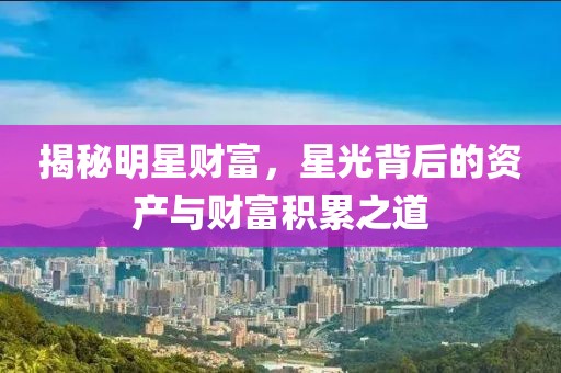 揭秘明星财富，星光背后的资产与财富积累之道