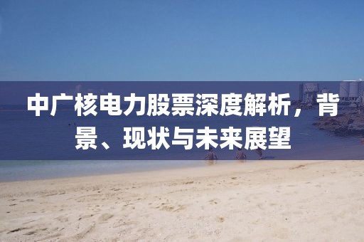 中广核电力股票深度解析，背景、现状与未来展望