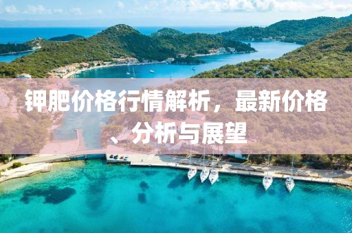 钾肥价格行情解析，最新价格、分析与展望