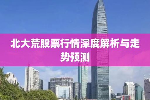北大荒股票行情深度解析与走势预测