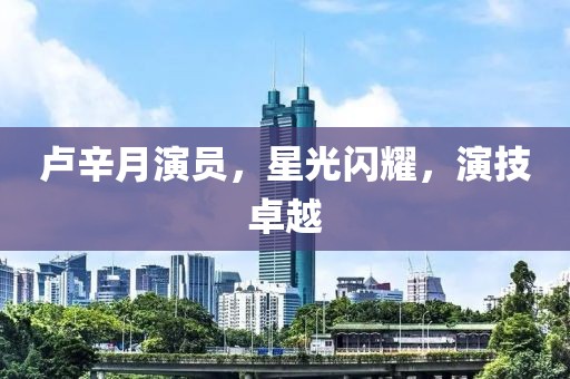 卢辛月演员，星光闪耀，演技卓越