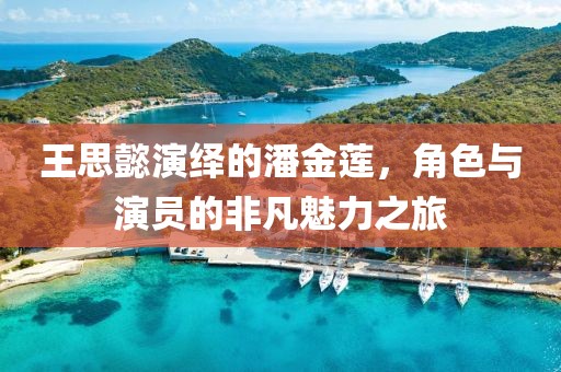 王思懿演绎的潘金莲，角色与演员的非凡魅力之旅