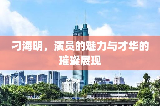 刁海明，演员的魅力与才华的璀璨展现