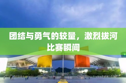团结与勇气的较量，激烈拔河比赛瞬间