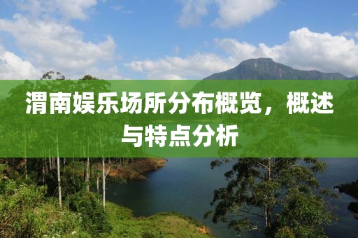 渭南娱乐场所分布概览，概述与特点分析