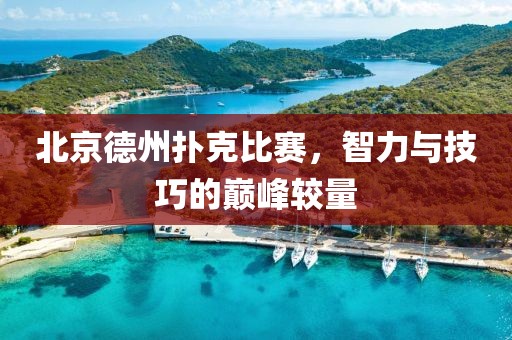 北京德州扑克比赛，智力与技巧的巅峰较量