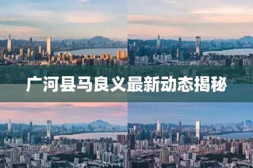 广河县马良义最新动态揭秘