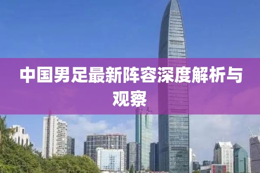 中国男足最新阵容深度解析与观察