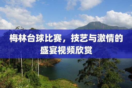 梅林台球比赛，技艺与激情的盛宴视频欣赏