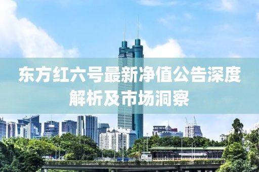 东方红六号最新净值公告深度解析及市场洞察