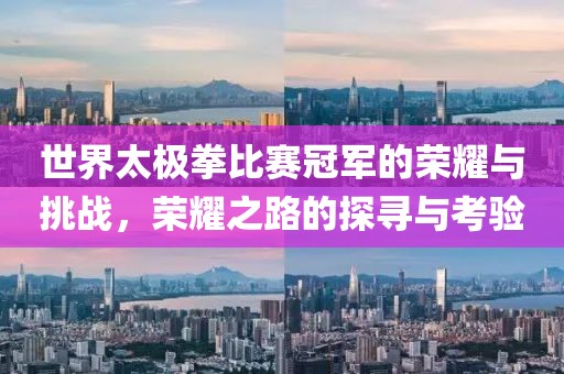 世界太极拳比赛冠军的荣耀与挑战，荣耀之路的探寻与考验