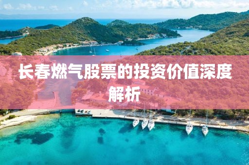 长春燃气股票的投资价值深度解析