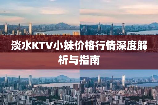 淡水KTV小妹价格行情深度解析与指南