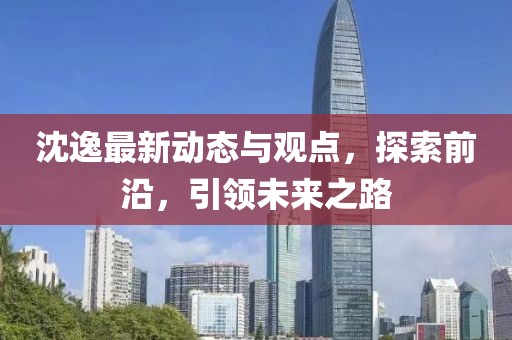沈逸最新动态与观点，探索前沿，引领未来之路