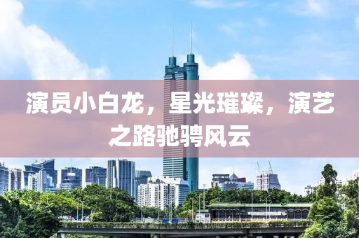 演员小白龙，星光璀璨，演艺之路驰骋风云