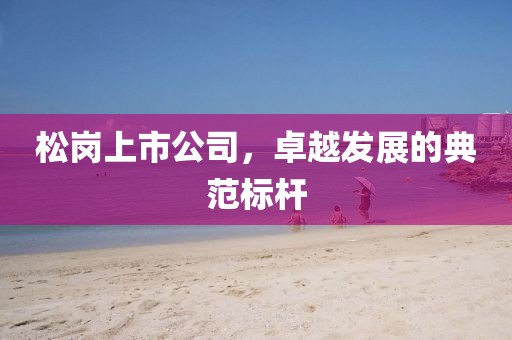 松岗上市公司，卓越发展的典范标杆