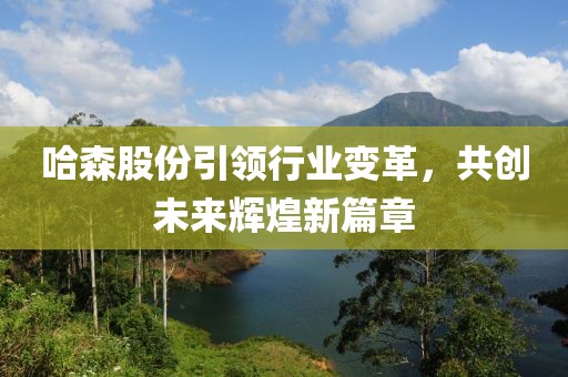 哈森股份引领行业变革，共创未来辉煌新篇章