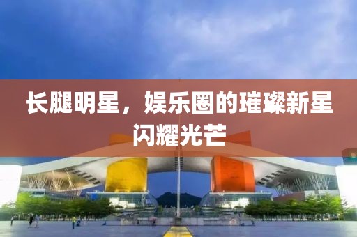 长腿明星，娱乐圈的璀璨新星闪耀光芒