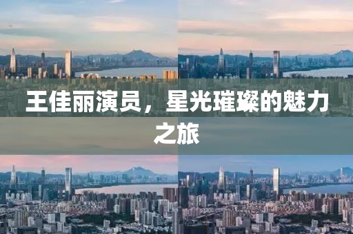 王佳丽演员，星光璀璨的魅力之旅