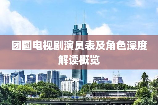 团圆电视剧演员表及角色深度解读概览