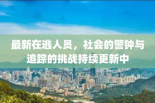 最新在逃人员，社会的警钟与追踪的挑战持续更新中
