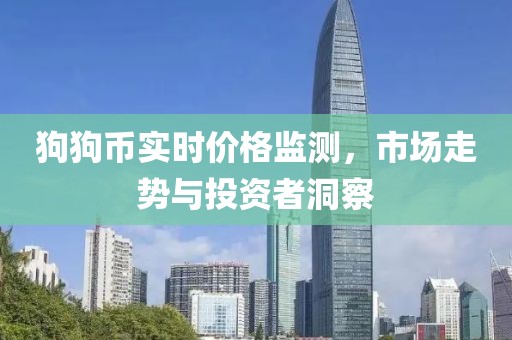 狗狗币实时价格监测，市场走势与投资者洞察