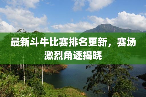 最新斗牛比赛排名更新，赛场激烈角逐揭晓