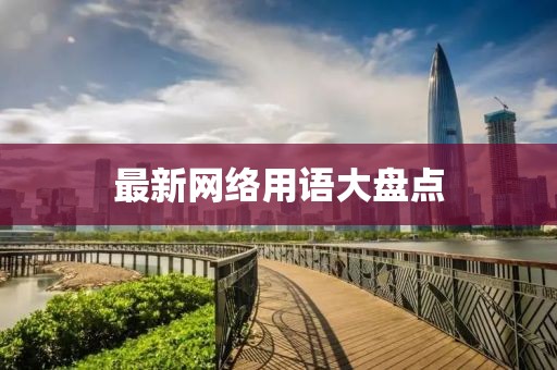 最新网络用语大盘点