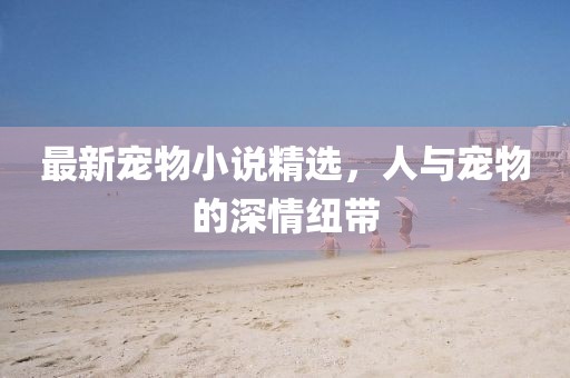 最新宠物小说精选，人与宠物的深情纽带