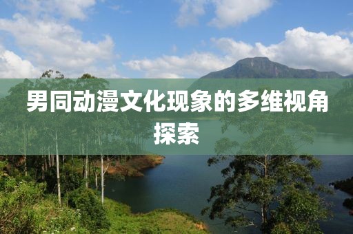 男同动漫文化现象的多维视角探索