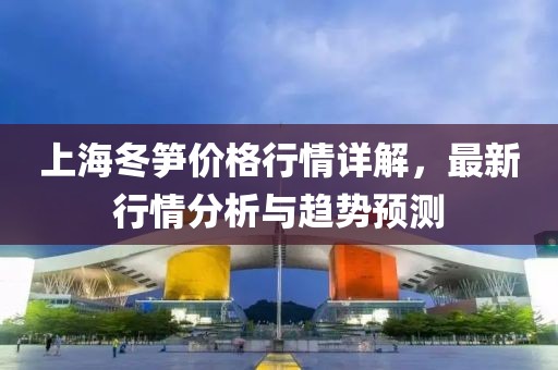 上海冬笋价格行情详解，最新行情分析与趋势预测