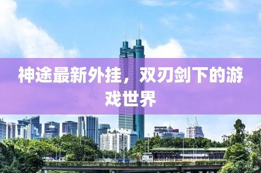神途最新外挂，双刃剑下的游戏世界