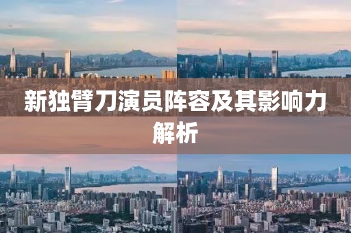 新独臂刀演员阵容及其影响力解析