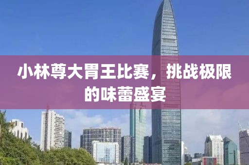 小林尊大胃王比赛，挑战极限的味蕾盛宴