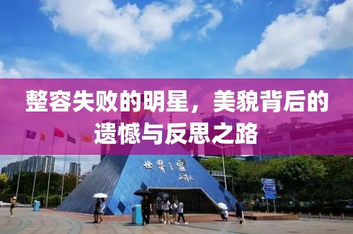 整容失败的明星，美貌背后的遗憾与反思之路