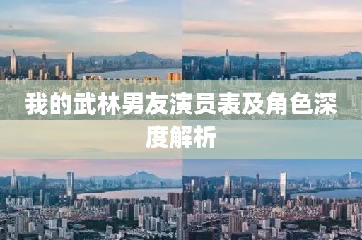 我的武林男友演员表及角色深度解析