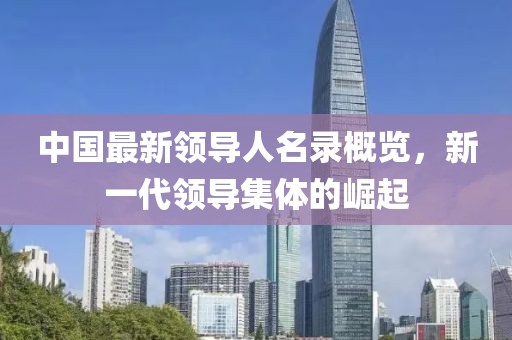 中国最新领导人名录概览，新一代领导集体的崛起