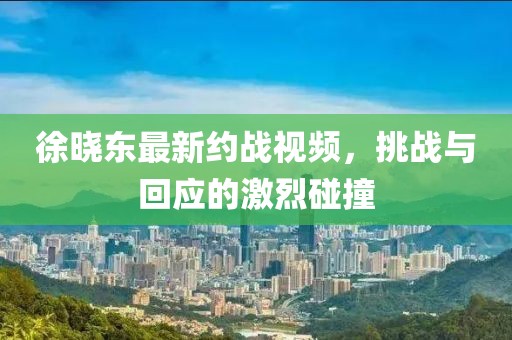 徐晓东最新约战视频，挑战与回应的激烈碰撞