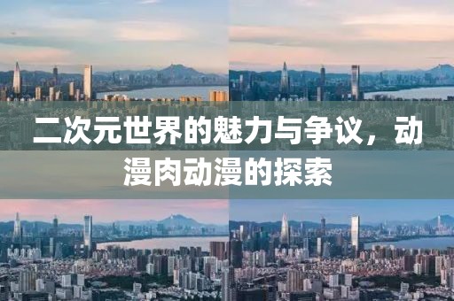二次元世界的魅力与争议，动漫肉动漫的探索