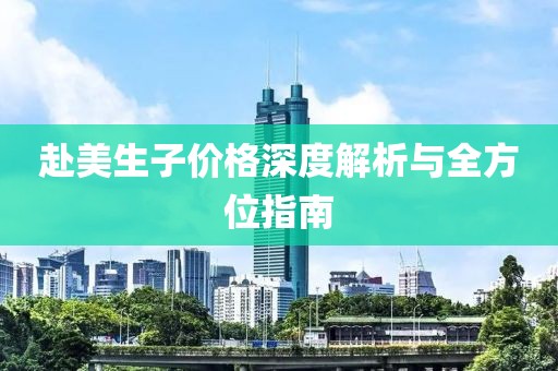 赴美生子价格深度解析与全方位指南
