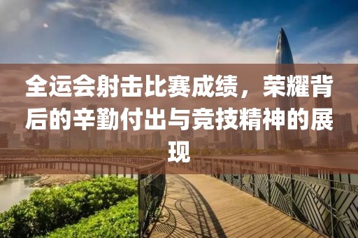 全运会射击比赛成绩，荣耀背后的辛勤付出与竞技精神的展现