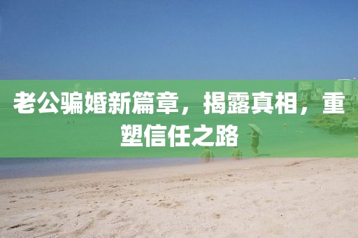 老公骗婚新篇章，揭露真相，重塑信任之路