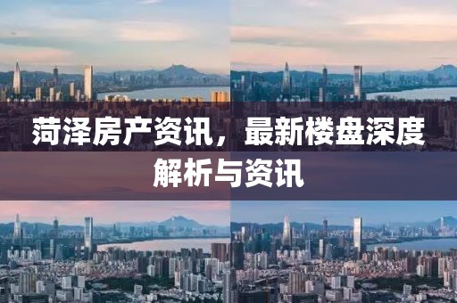 菏泽房产资讯，最新楼盘深度解析与资讯