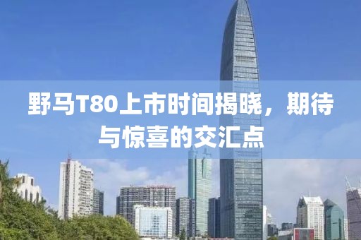 野马T80上市时间揭晓，期待与惊喜的交汇点