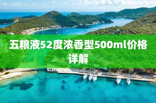 五粮液52度浓香型500ml价格详解