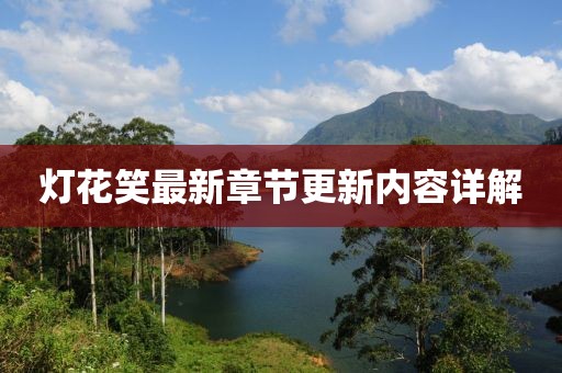 灯花笑最新章节更新内容详解