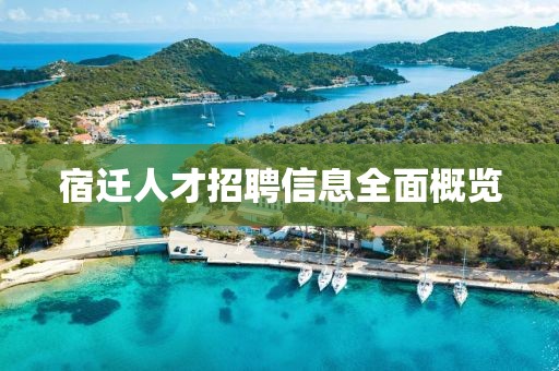 宿迁人才招聘信息全面概览