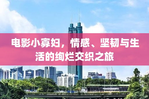 电影小寡妇，情感、坚韧与生活的绚烂交织之旅