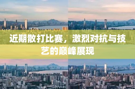 近期散打比赛，激烈对抗与技艺的巅峰展现