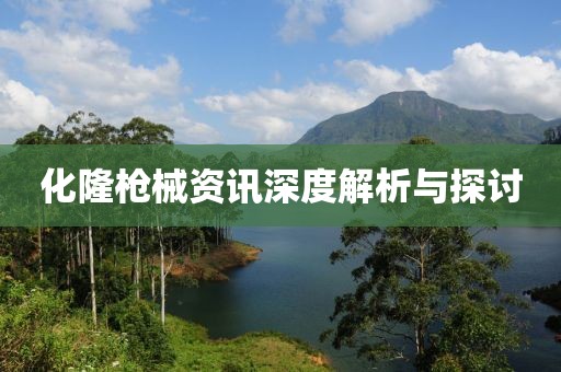 化隆枪械资讯深度解析与探讨